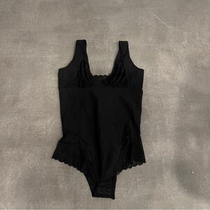Simon Perelman Black Bodysuit Shapewear XL